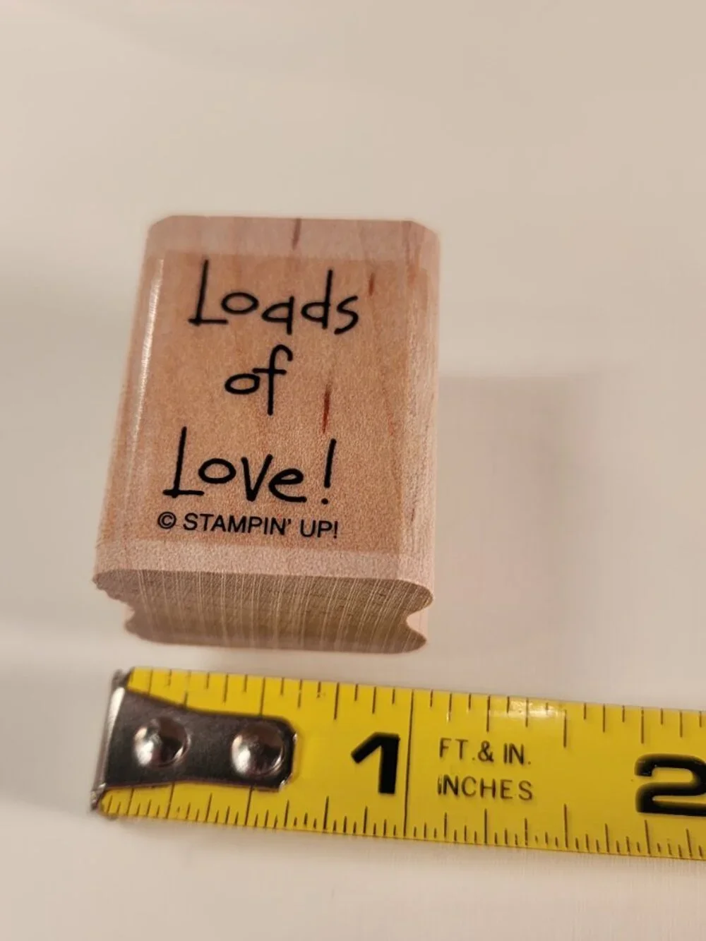 LOT of 11 wood-mounted rubber stamps Beautiful sentiments!
